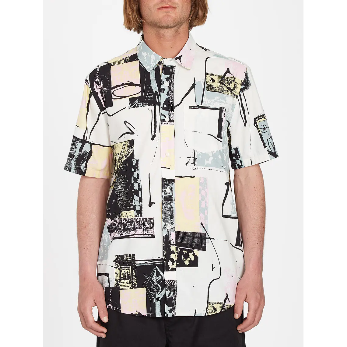 Camisa Volcom Mens V Ent Lp Woven Ss 1