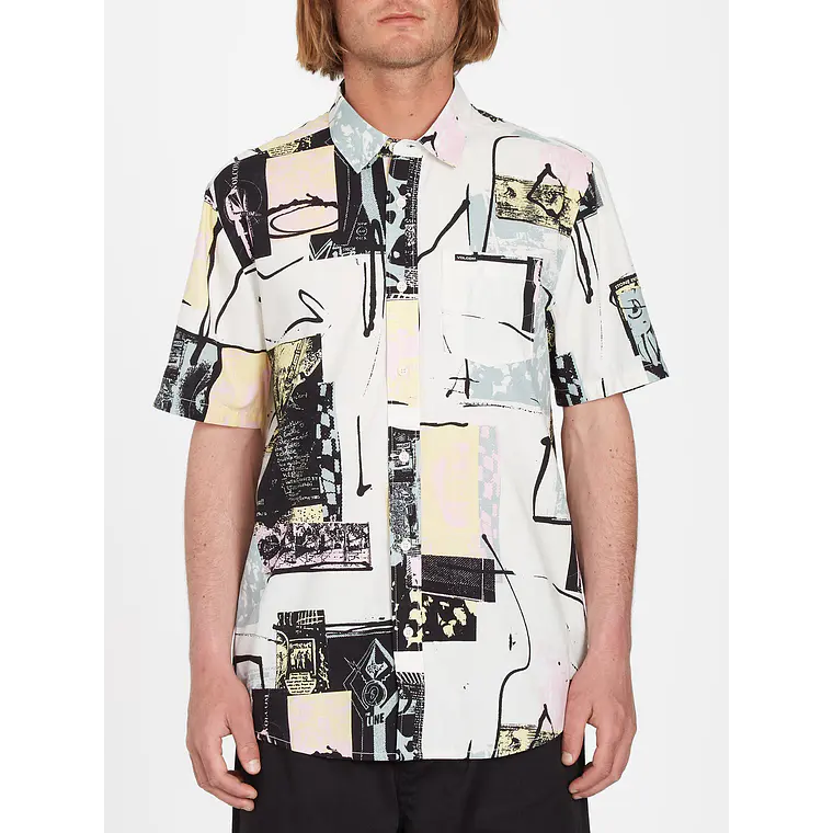 Camisa Volcom Mens V Ent Lp Woven Ss 1
