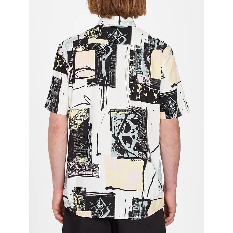 Camisa Volcom Mens V Ent Lp Woven Ss 2