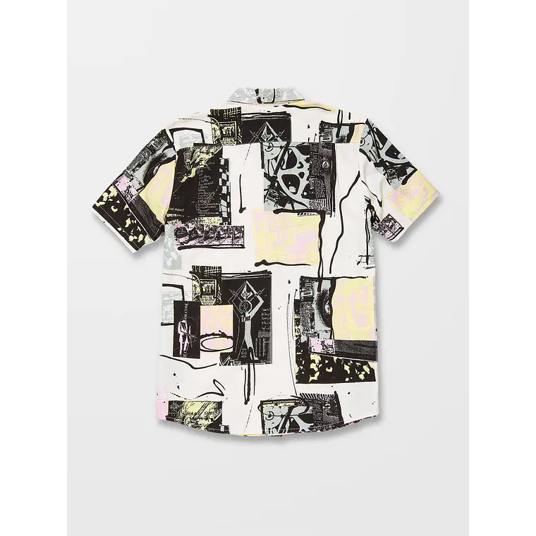 Camisa Volcom Mens V Ent Lp Woven Ss 4