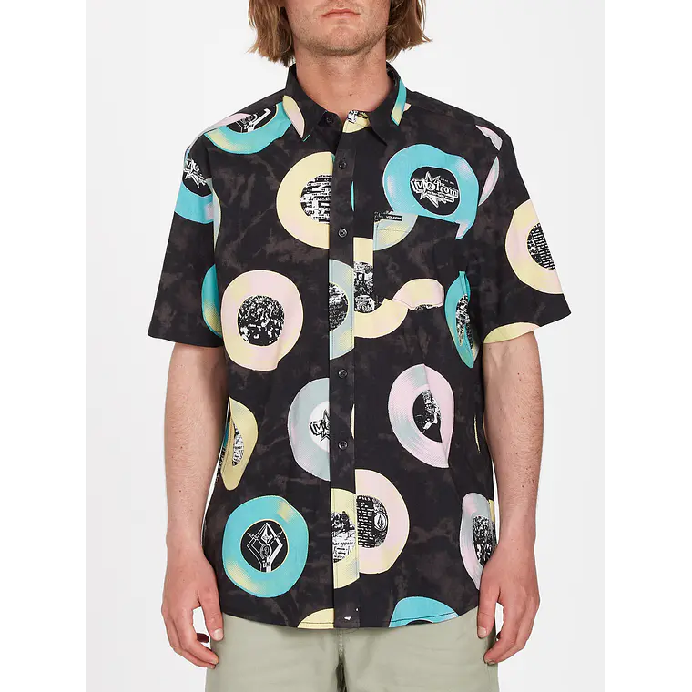 Camisa Volcom Mens V Ent Lp Woven Ss 1