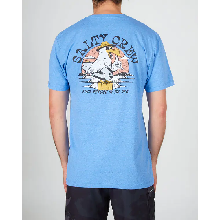 T-Shirt Salty Crew Mens Gone Fishing Standard S/S Tee 1