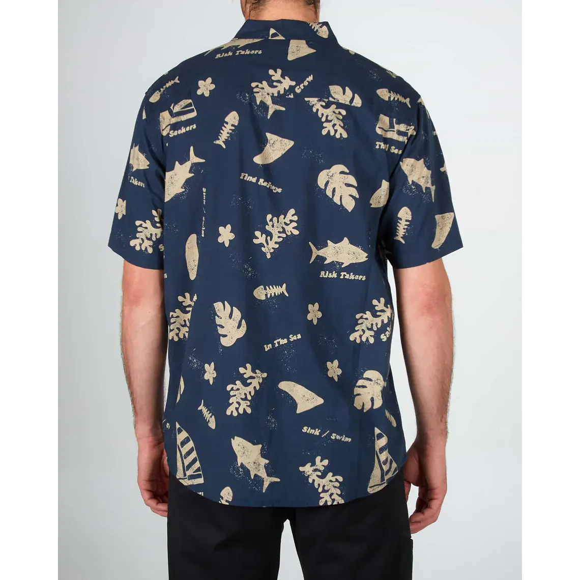 Camisa Salty Crew Mens Twisted Tides Woven 2