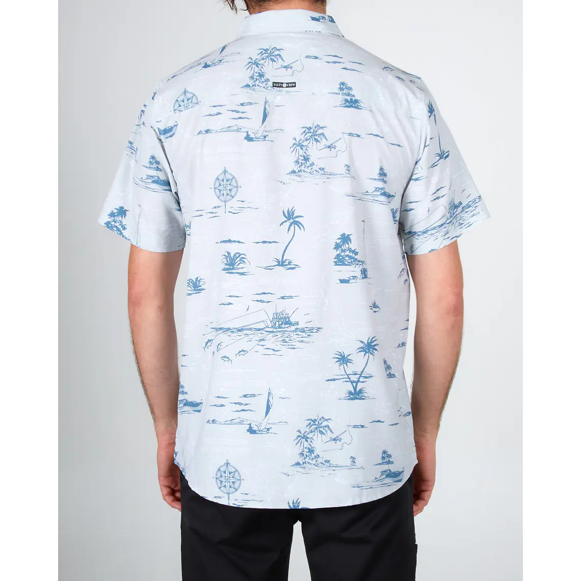 Camisa Salty Crew Mens Seafarer S/S Tech Woven 2