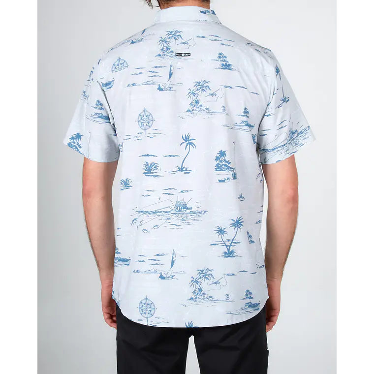 Camisa Salty Crew Mens Seafarer S/S Tech Woven 2