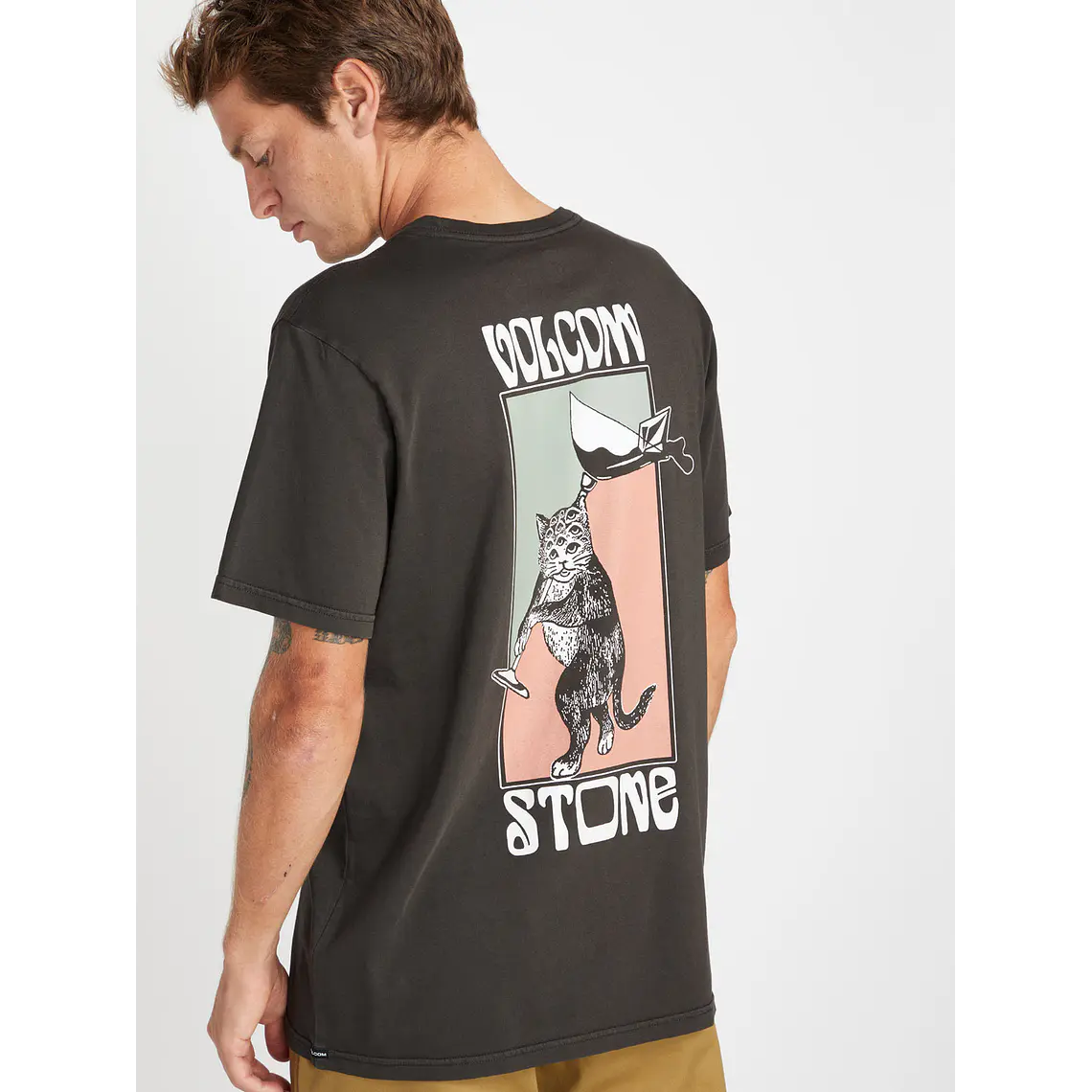 T-Shirt Volcom Mens Feline Sst 3