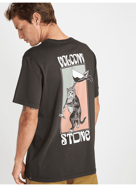 T-Shirt Volcom Mens Feline Sst