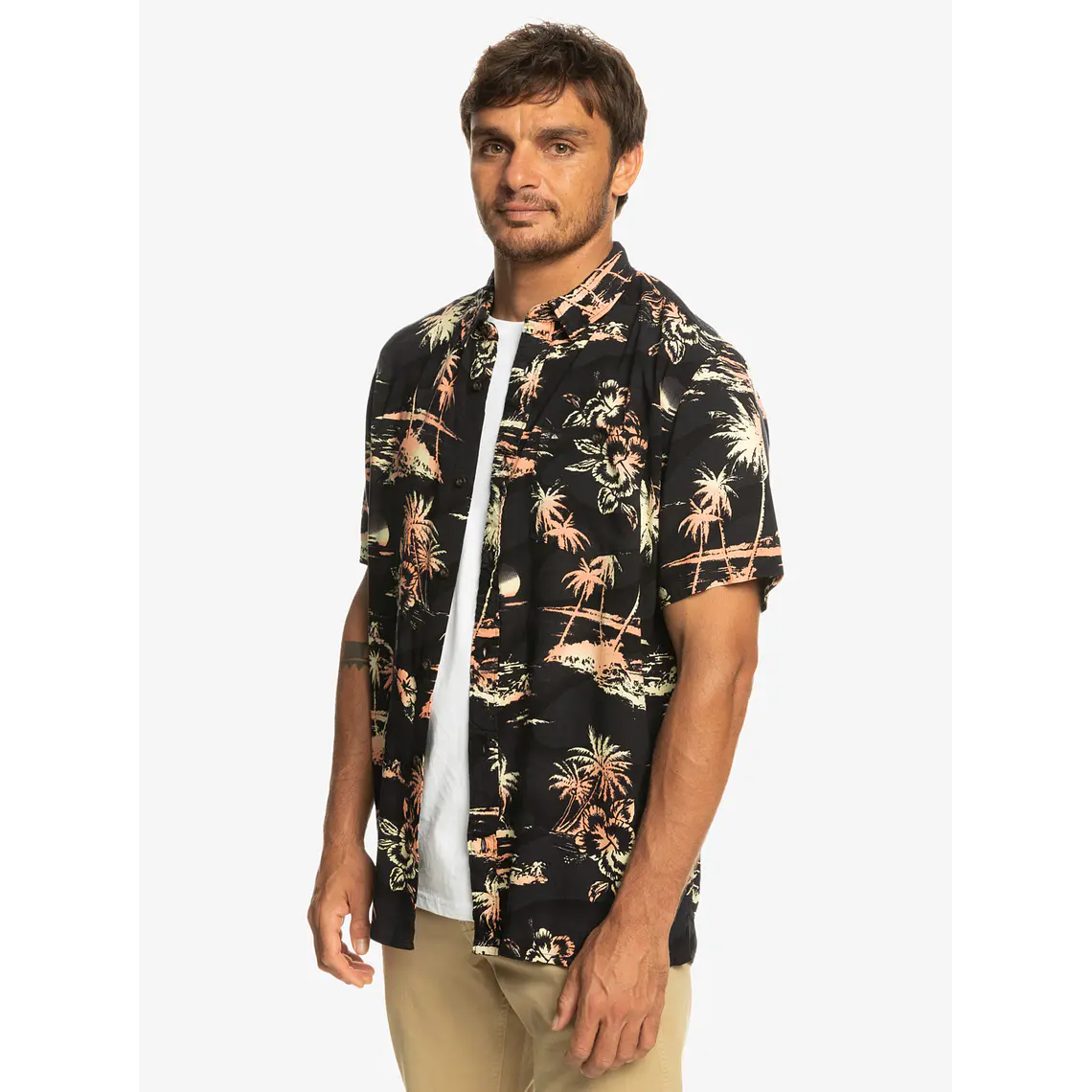 Camisa Quiksilver Mens Airflow Viscose Ss 2