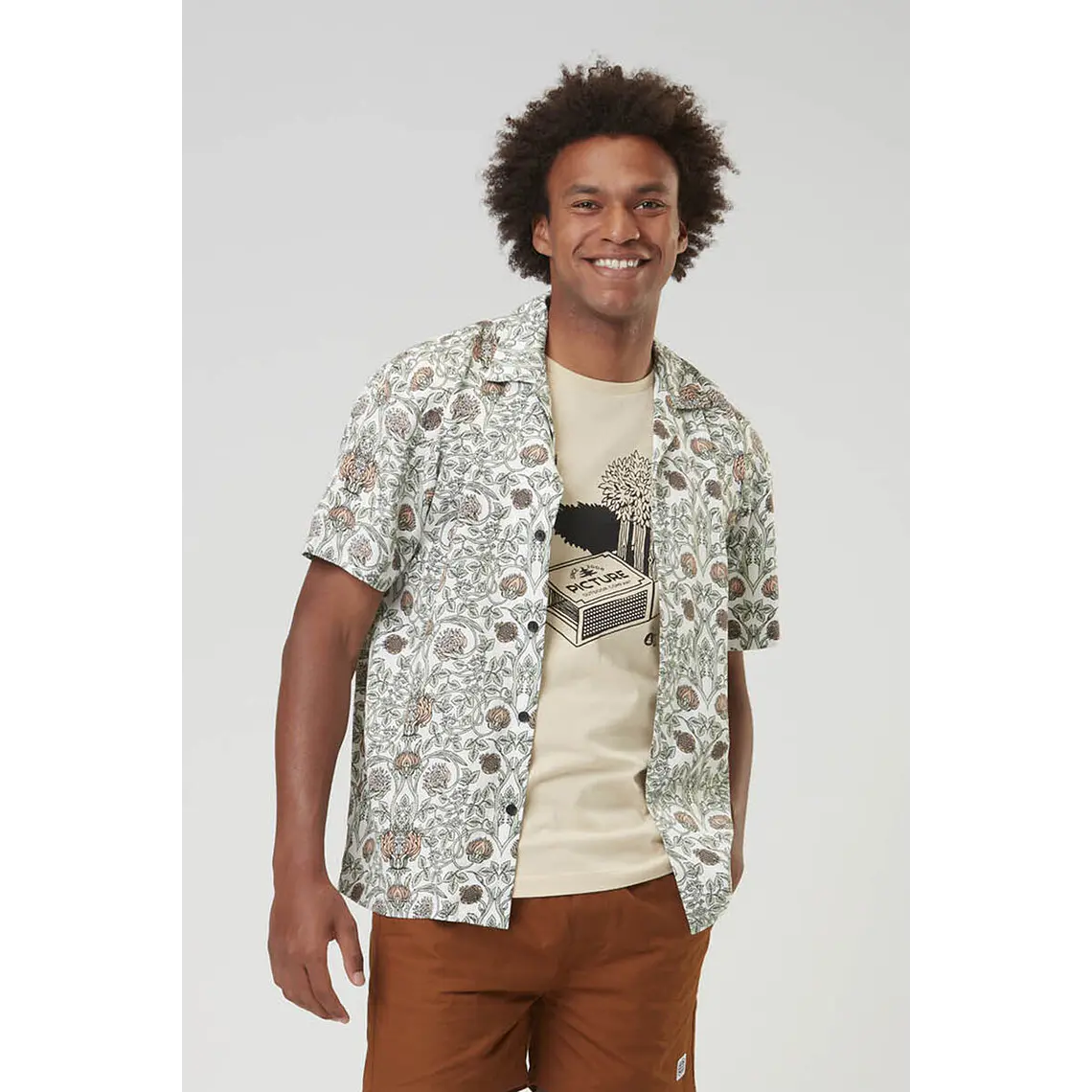 Camisa M/Curta Picture Mens Mareeba Shirt 1