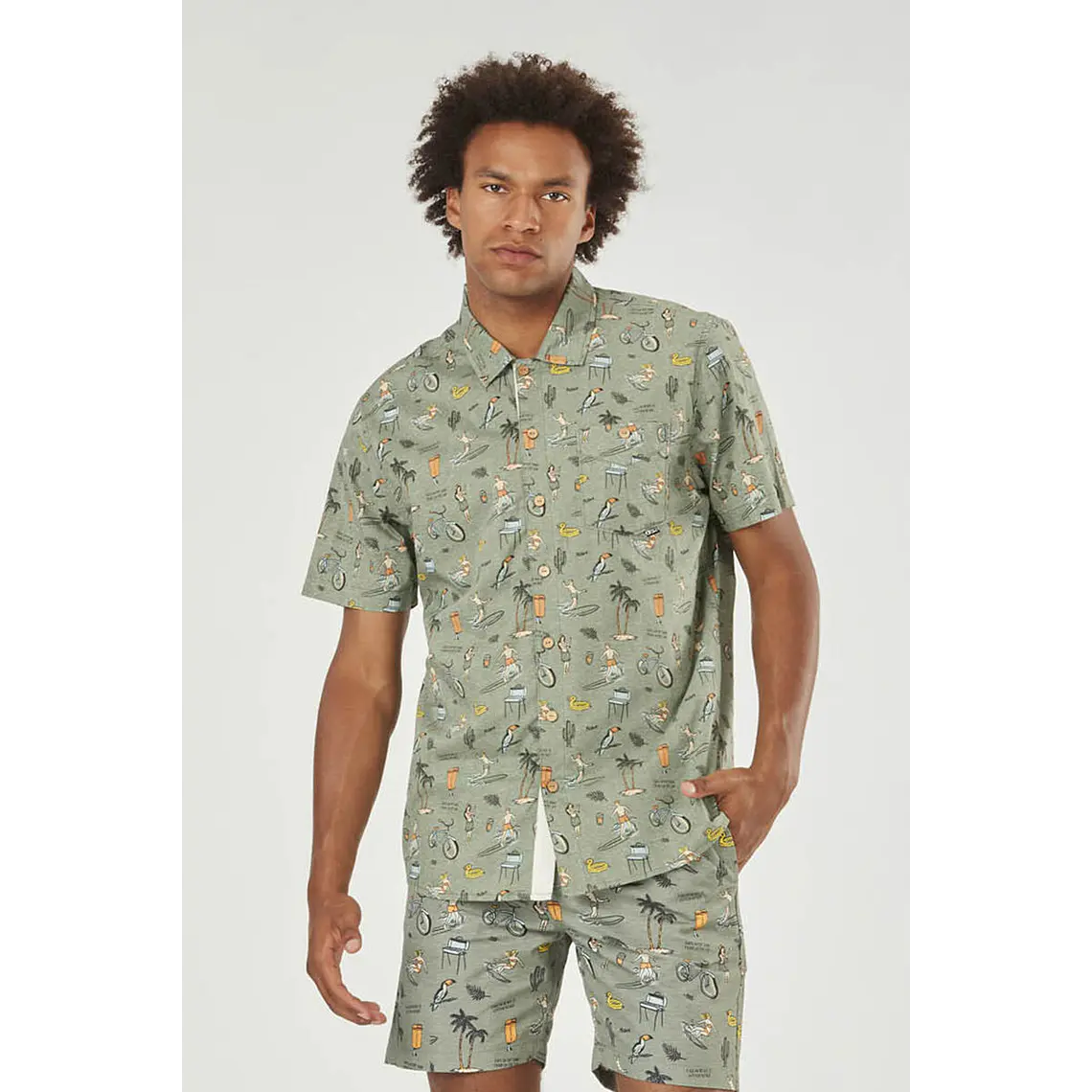 Camisa M/Curta Picture Mens Mataikona Ss 1