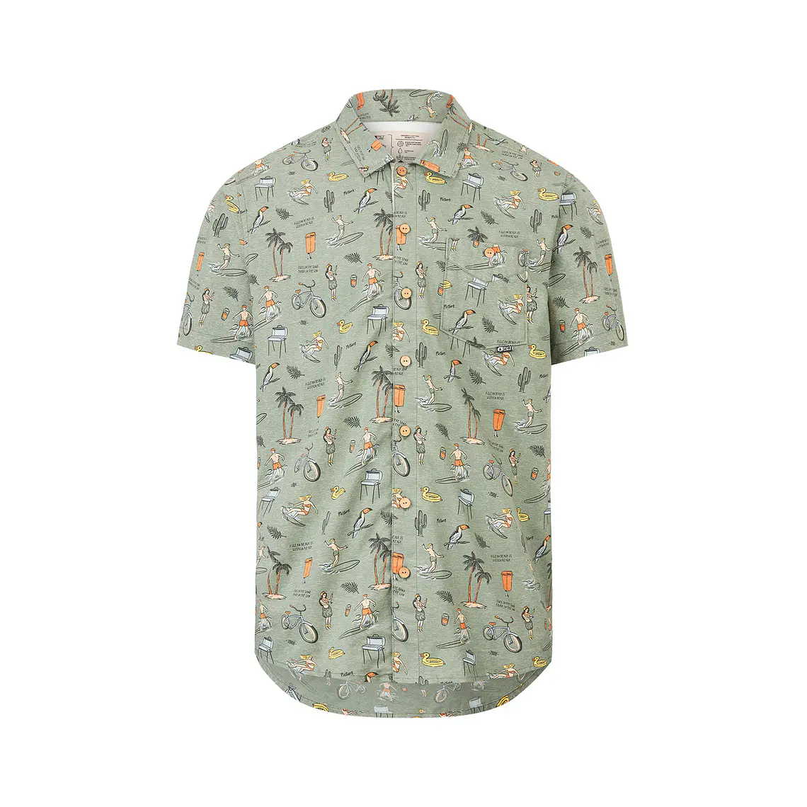 Camisa M/Curta Picture Mens Mataikona Ss 2