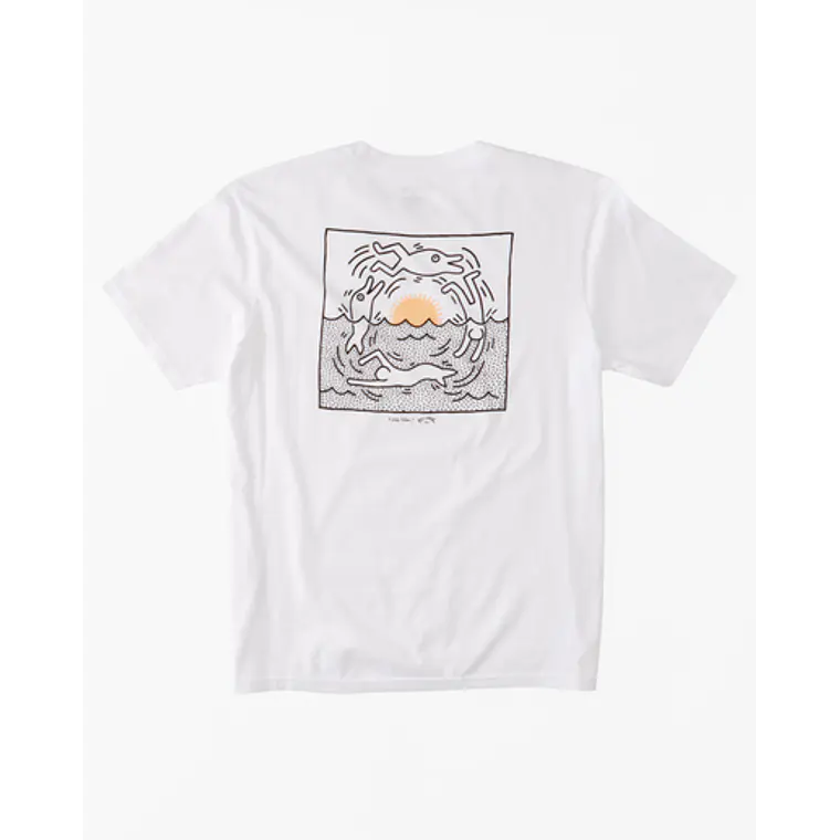 T-Shirt Billabong Cycle Keith Harring 3