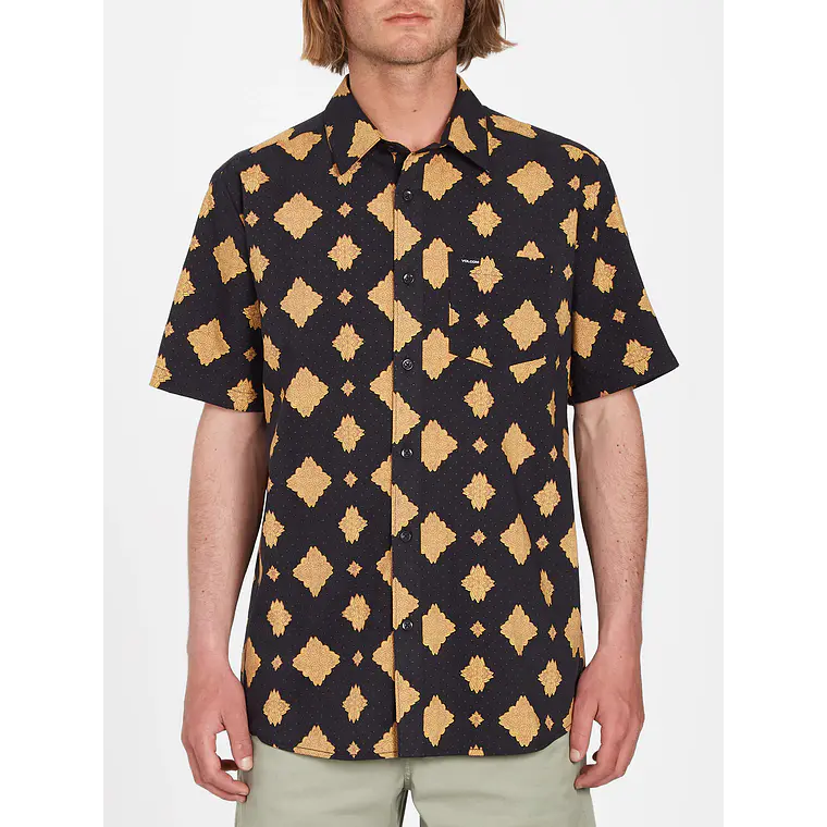 Camisa Volcom Mens Grit Mandala Ss 1