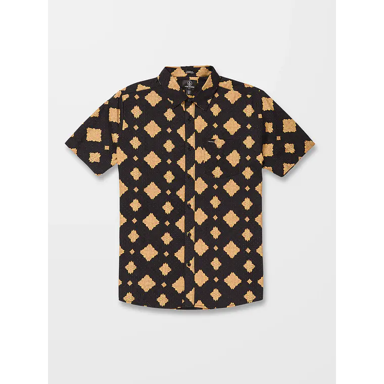 Camisa Volcom Mens Grit Mandala Ss 3