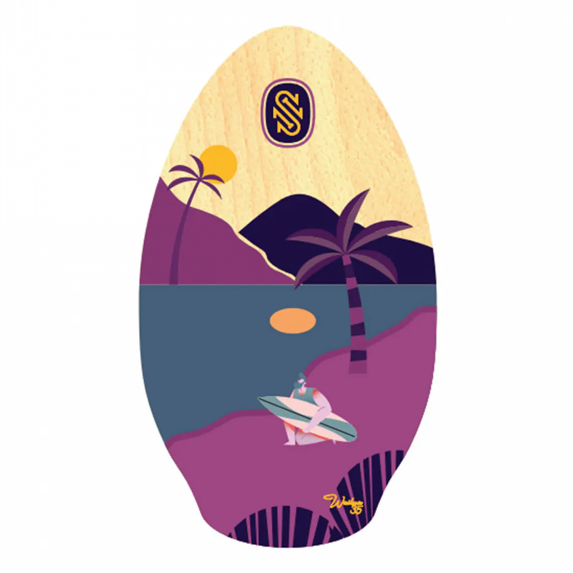 Prancha Skimming Skim One Wood 35