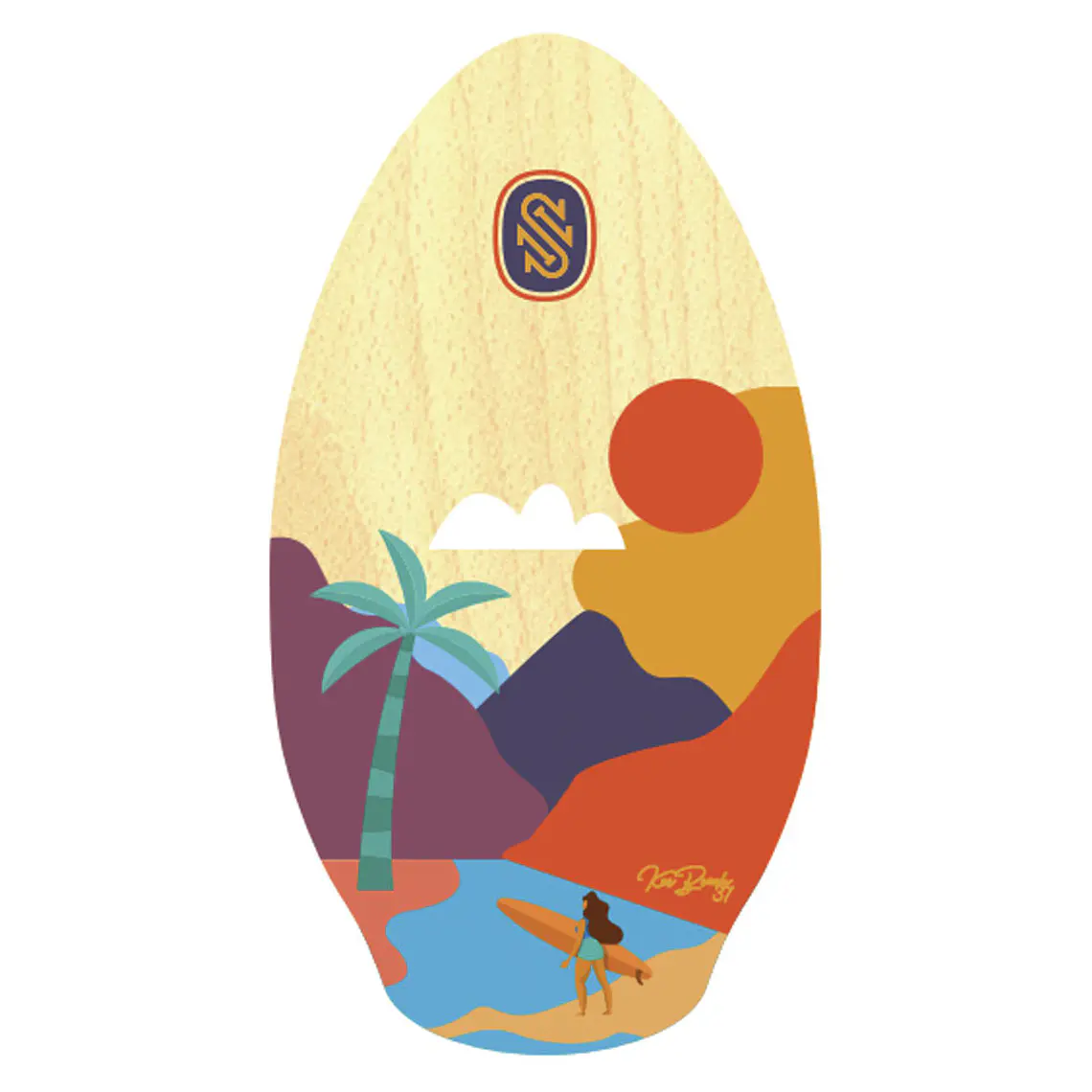 Prancha Skimming Skim One Wood 37