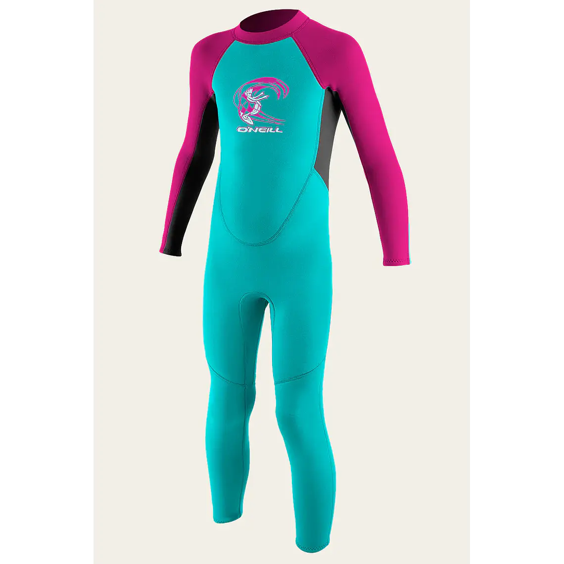Fato Surf Oneill Toddler Toddler Reactor-2 2mm Back Zip Full - Girls 1