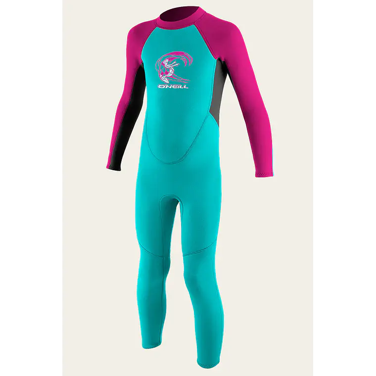 Fato Surf Oneill Toddler Toddler Reactor-2 2mm Back Zip Full - Girls 1