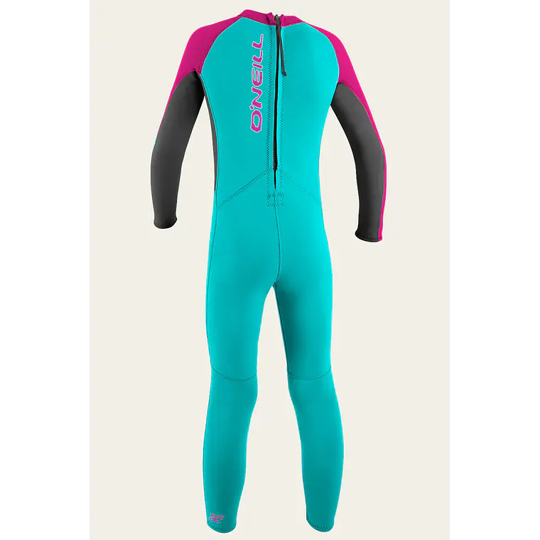 Fato Surf Oneill Toddler Toddler Reactor-2 2mm Back Zip Full - Girls 2