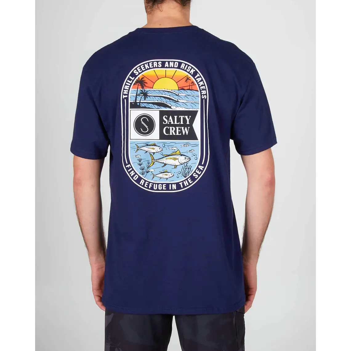 T-Shirt Salty Crew Mens New Waves Standard S/S Tee 1