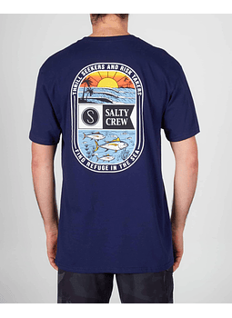 T-Shirt Salty Crew Mens New Waves Standard S/S Tee
