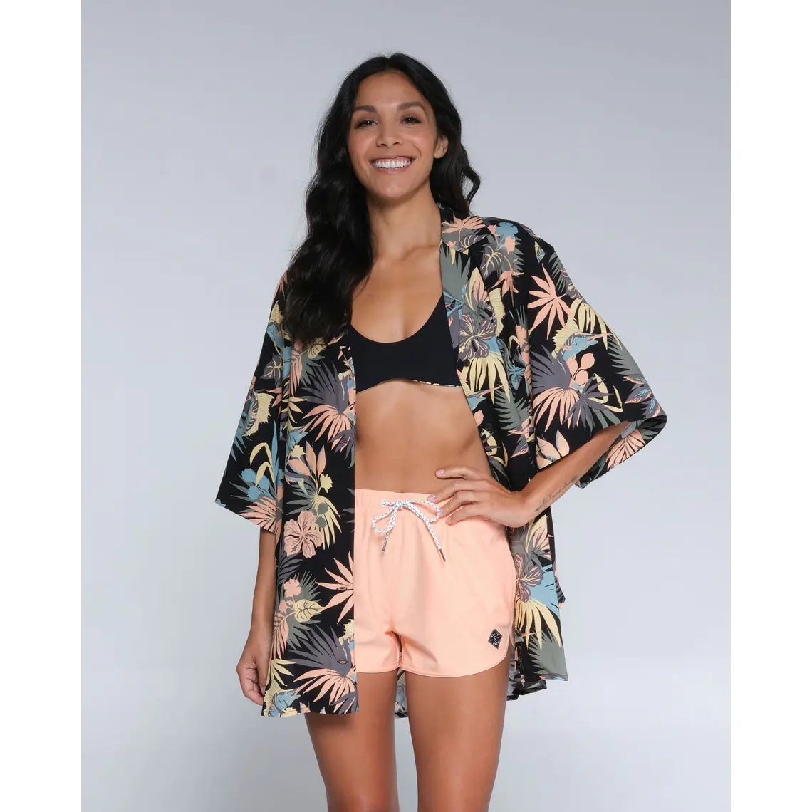 Camisa Salty Crew Wms Desert Island CoverUp 1