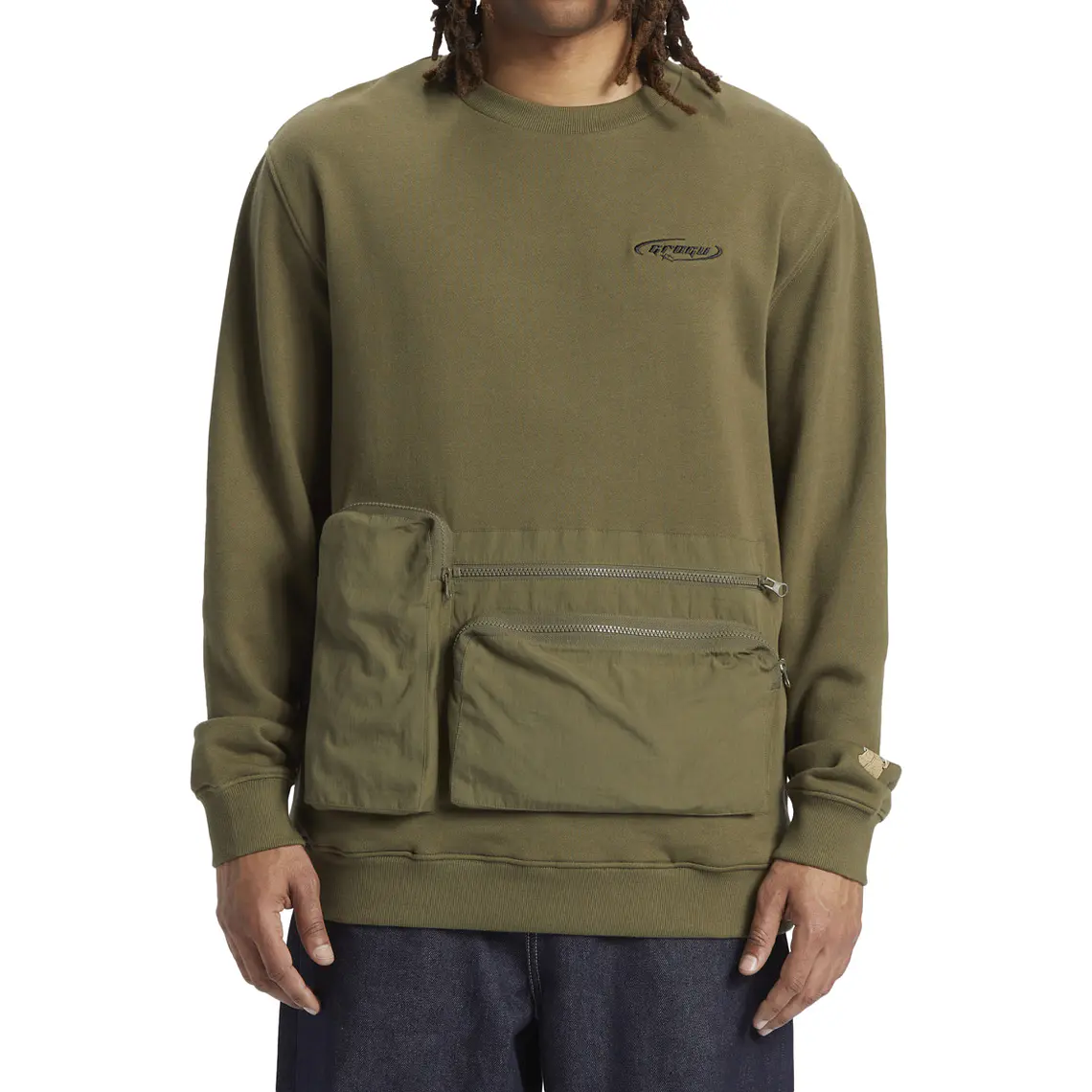 Sweat Crew DC Mens Sw Grogu Pocket Crew 1