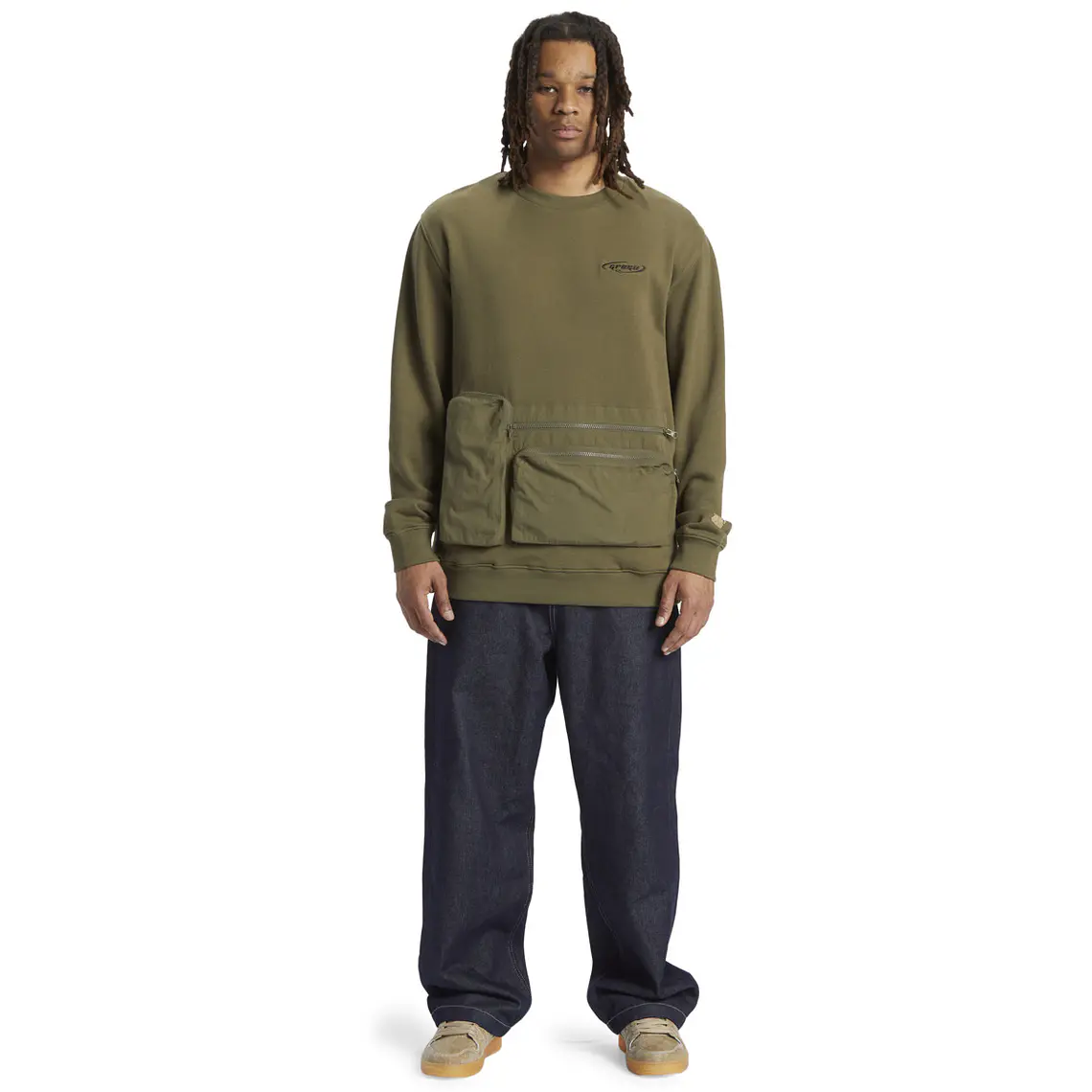 Sweat Crew DC Mens Sw Grogu Pocket Crew 2