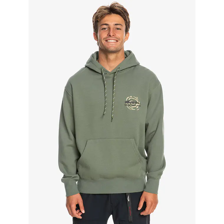 Sweat Hood Quiksilver Mens Moonlit Mountain Hoody 1