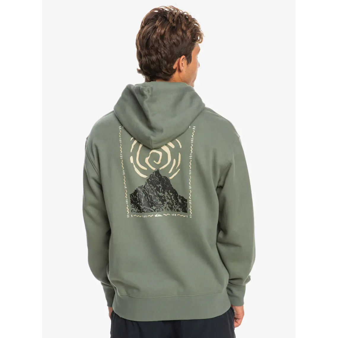 Sweat Hood Quiksilver Mens Moonlit Mountain Hoody 2