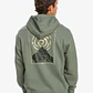 Sweat Hood Quiksilver Mens Moonlit Mountain Hoody - Thumbnail 2
