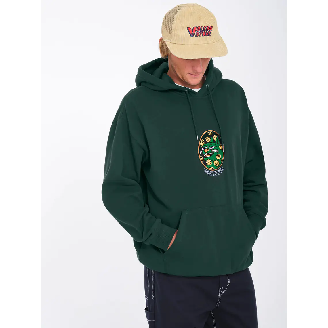 Sweat Hood Volcom Mens Fa Nando Von Arb Po 1