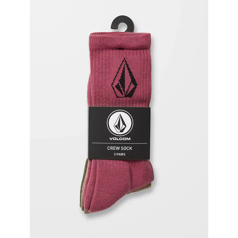 Meias Volcom Mens Full Stone Sock 3Pk 2