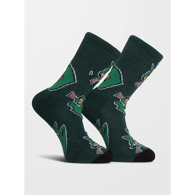 Meias Volcom Mens Fa Nando Von Arb Sock Pr 1