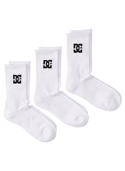 Meias DC Mens Spp Dc Crew 3Pk