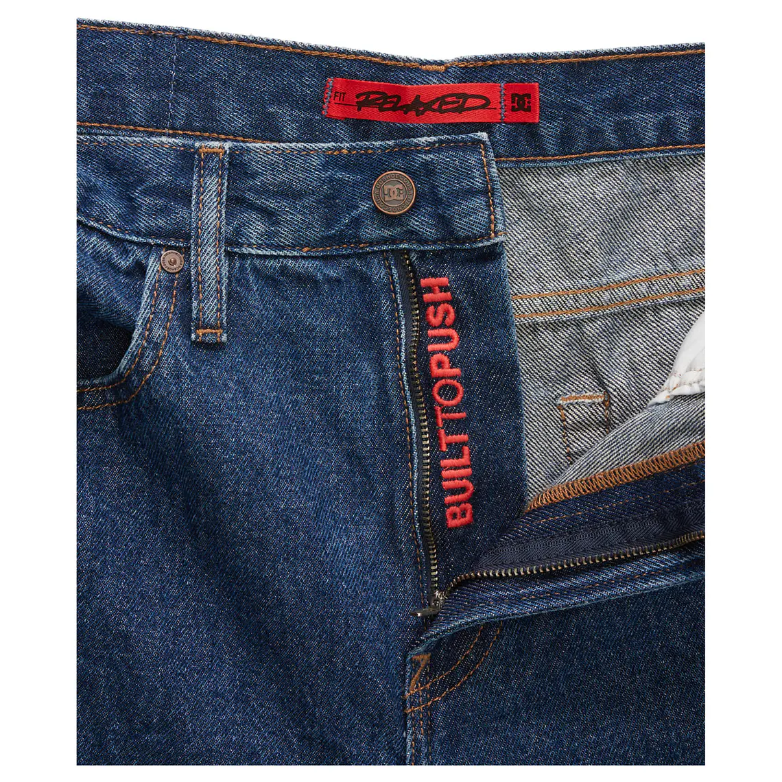 Calças DC Mens Worker Relaxed Denim Rid 3