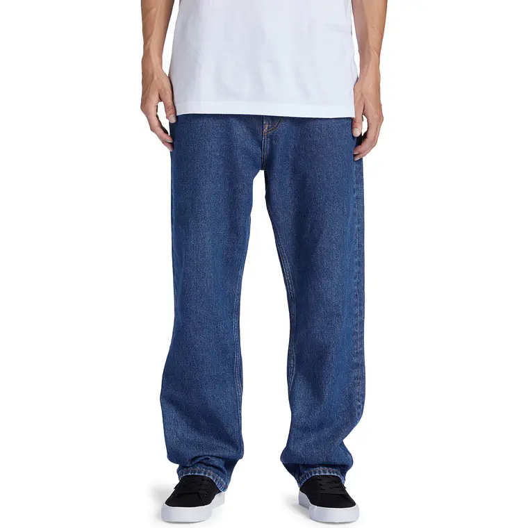 Calças DC Mens Worker Relaxed Denim Rid 4