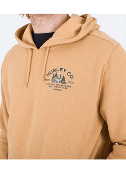 Sweat Hood Hurley Campin Fleece Po