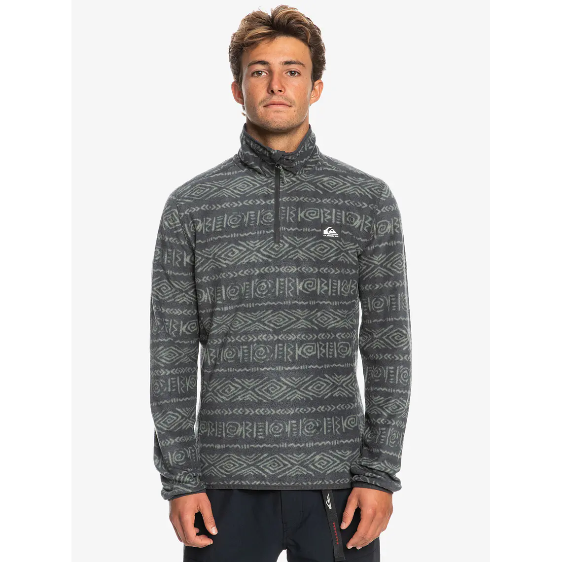 Sweat Crew Quiksilver Mens Aker Hz Fleece 1