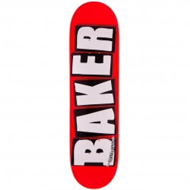 Tábua Baker Brand Logo White - 8.125