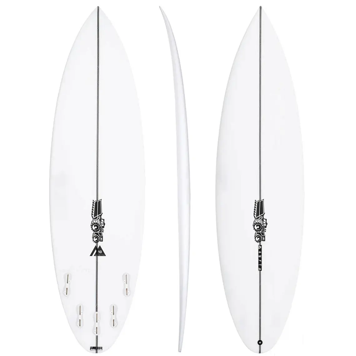 Prancha Surf Js 5'11 Monsta 10 Pu Round Pin Tail 1