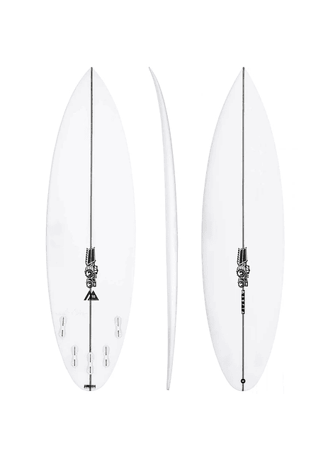 Prancha Surf Js 5'11 Monsta 10 Pu Round Pin Tail