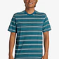 T-Shirt Quiksilver Mens Notice Mix Stripe Ss - thumbnail 1