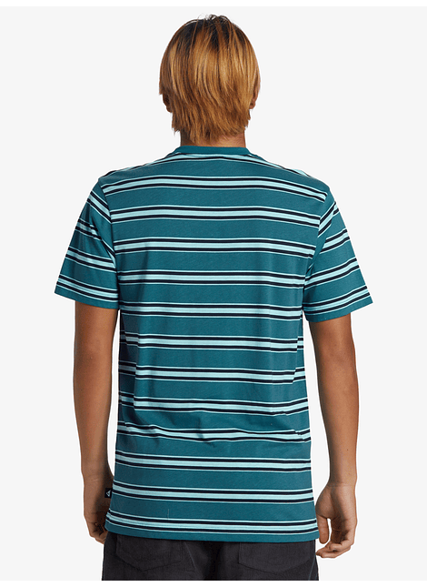 T-Shirt Quiksilver Mens Notice Mix Stripe Ss