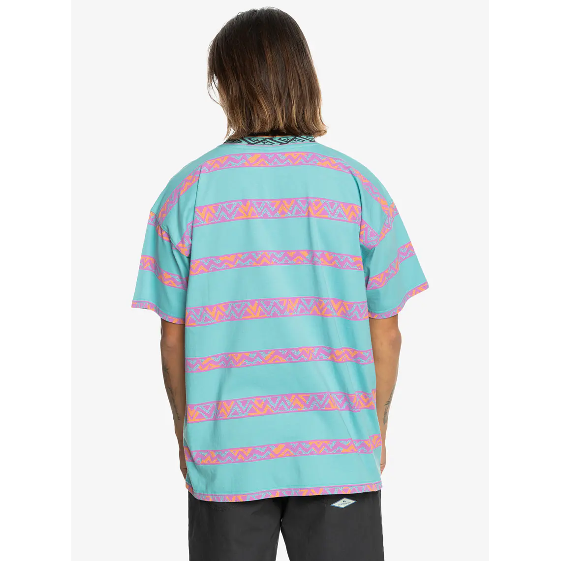 T-Shirt Quiksilver Mens Take Us Back Ss Jacquard Tee 2
