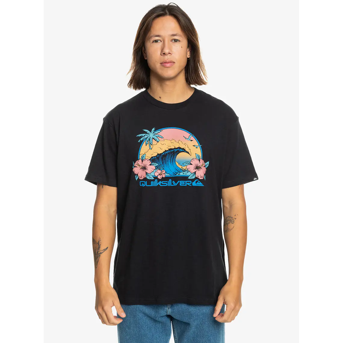 T-Shirt Quiksilver Mens Riding Today Ss 1