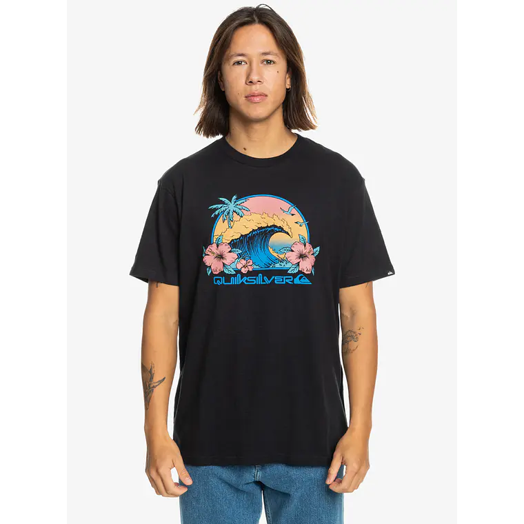 T-Shirt Quiksilver Mens Riding Today Ss 1