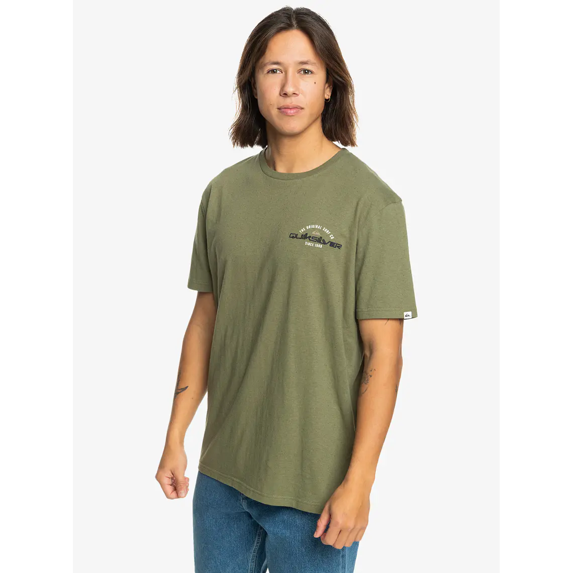 T-Shirt Quiksilver Mens Arched Type Ss 1