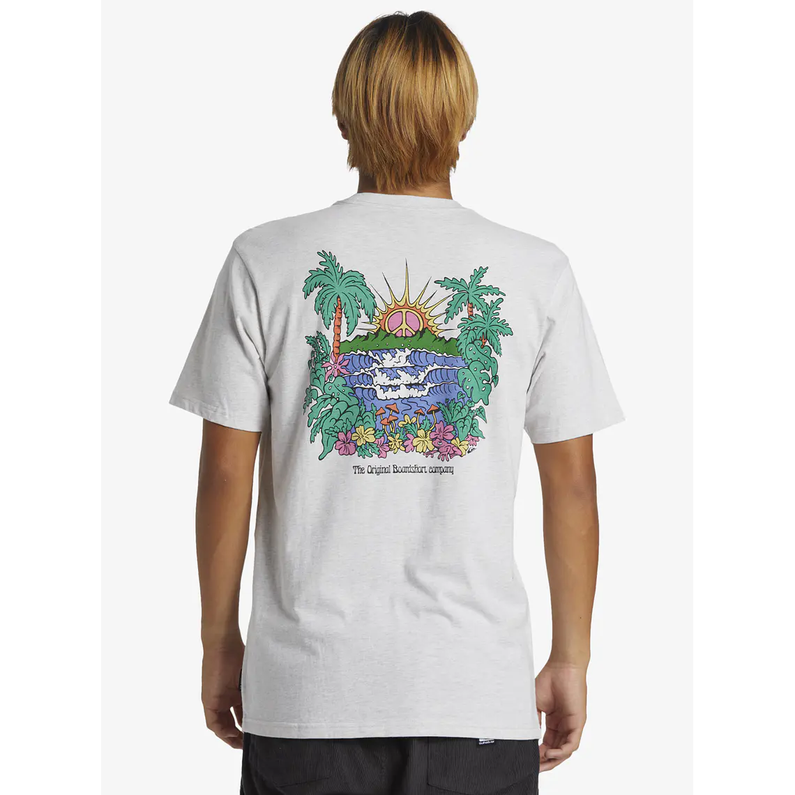 T-Shirt Quiksilver Mens Island Sunrise Moe 2