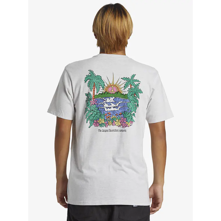 T-Shirt Quiksilver Mens Island Sunrise Moe 2